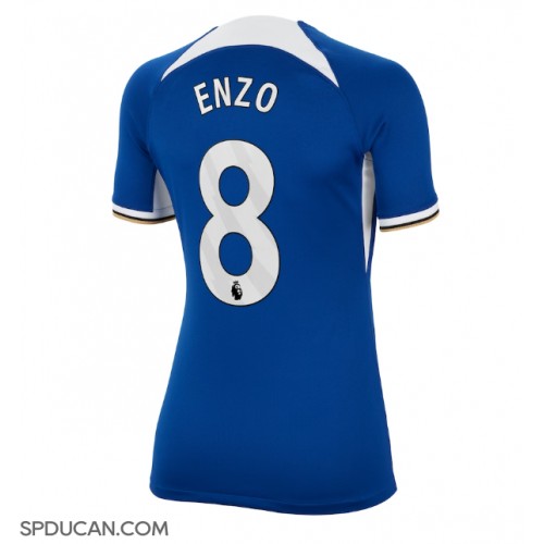 Zenski Nogometni Dres Chelsea Enzo Fernandez #8 Domaci 2023-24 Kratak Rukav